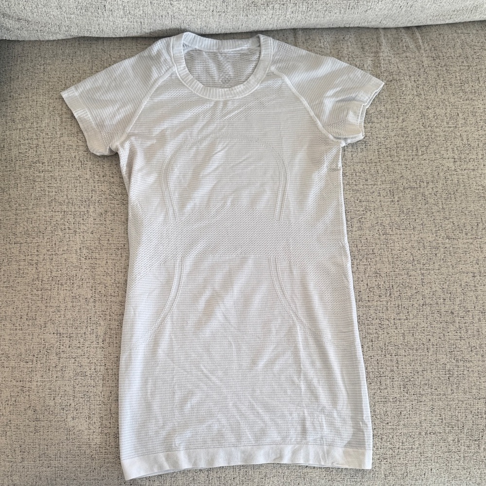 lululemon athletica White Swiftly Tech Short-Sleeve Shirt